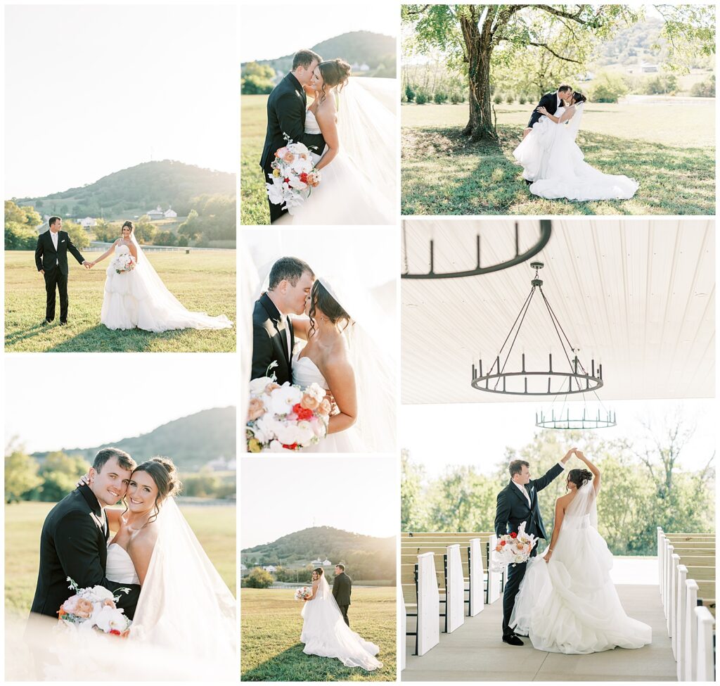 Five Palms wedding venue | bride and groom couples portraits 