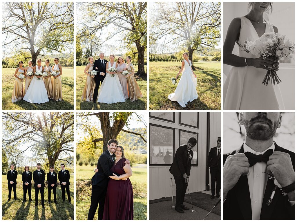 Five Palms wedding venue | bridesmaids and groomsmen photos