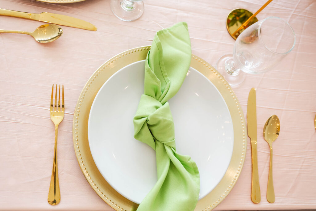 Five Palms reception decor
